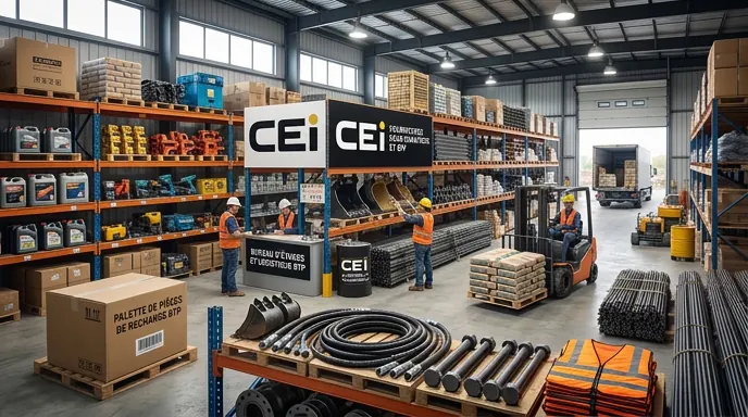 Entrepôt C.E.I de fournitures BTP : outillage, flexibles, armatures et consommables de chantier